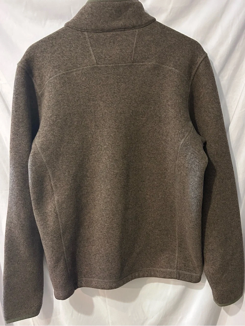 The North Face Men’s Gordon Lyons 1/4 Zip Fleece Pullover Sweater Heather Brown